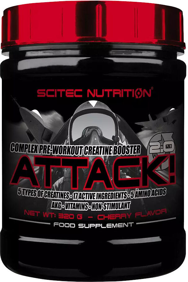 SCITEC NUTRITION Attack 2.0 320 Grammi Ciliegia