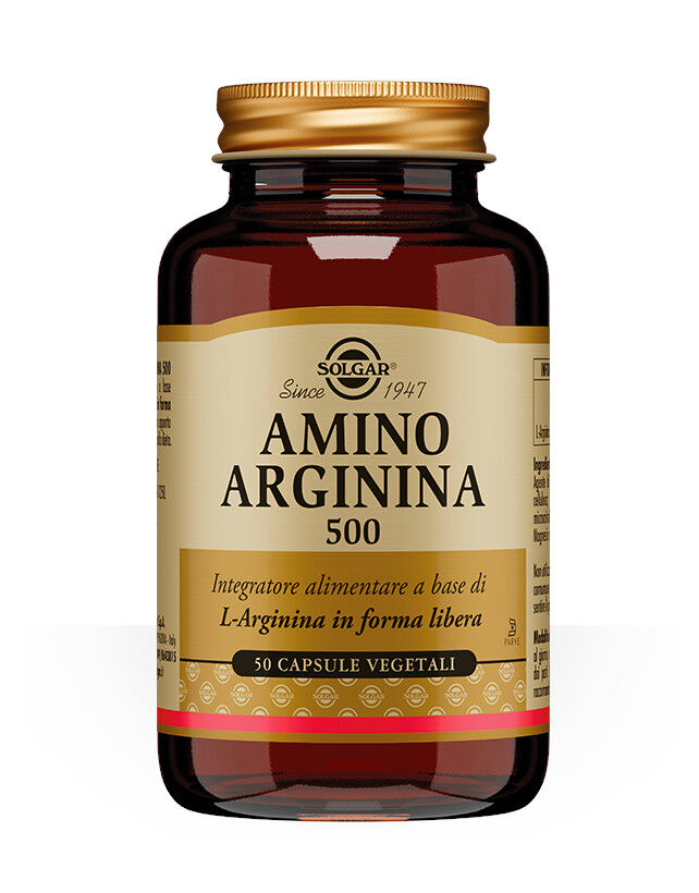 SOLGAR Amino Arginina 500 50 Capsule Vegetali