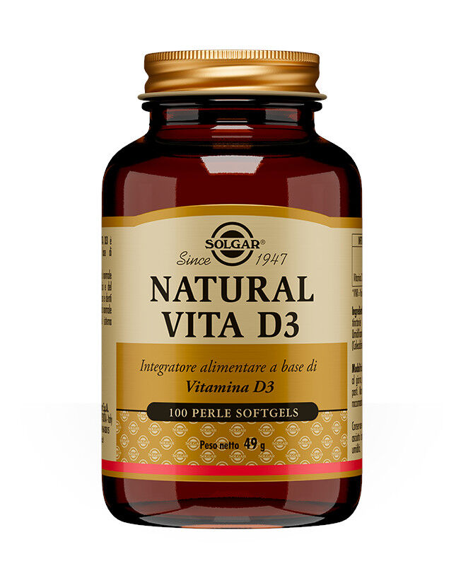 SOLGAR Natural Vita D3 100 Perle Softgels