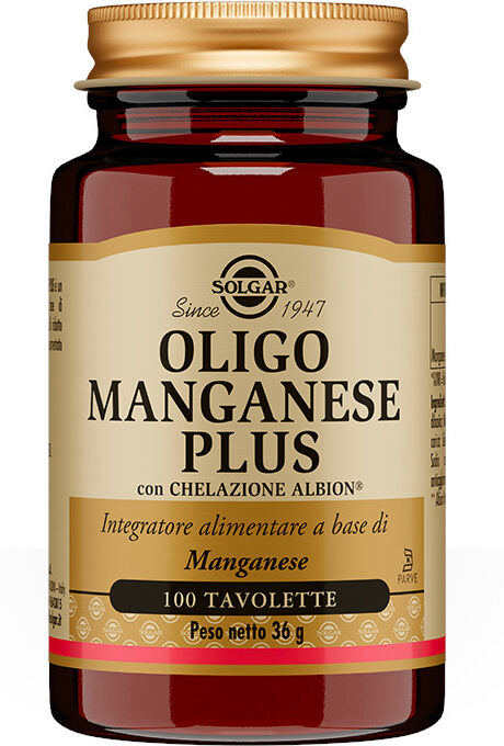 SOLGAR Oligo Manganese Plus 100 Tavolette