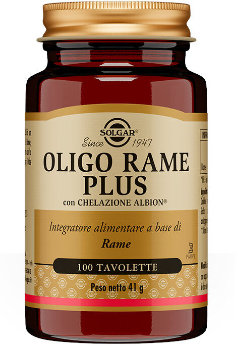 SOLGAR Oligo Rame Plus 100 Tavolette