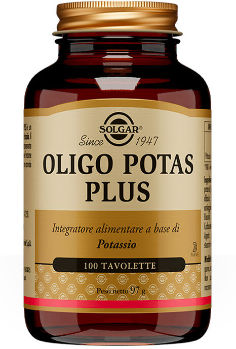 SOLGAR Oligo Potas Plus 100 Tavolette