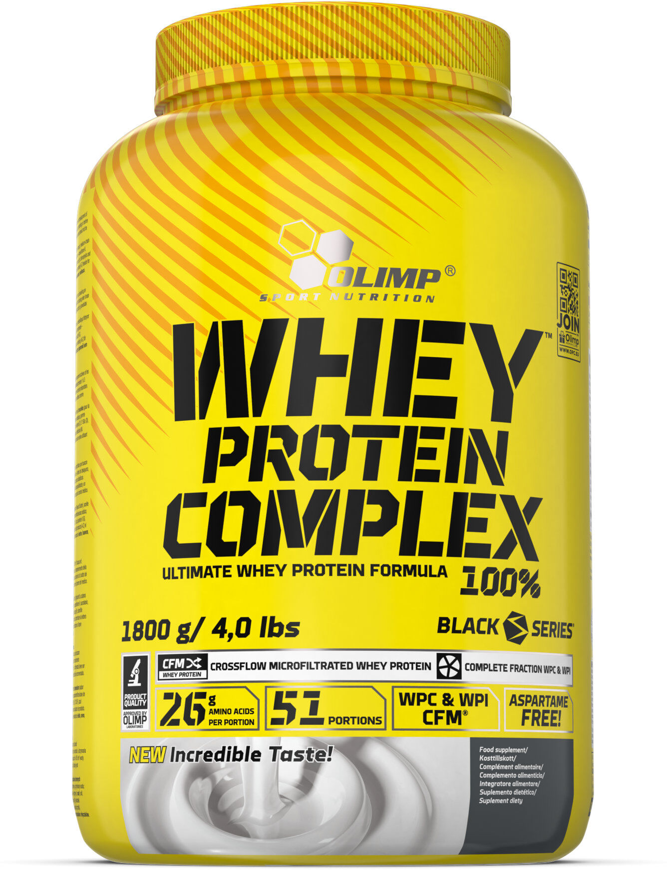 OLIMP Whey Protein Complex 100% 1800 Grammi Vaniglia