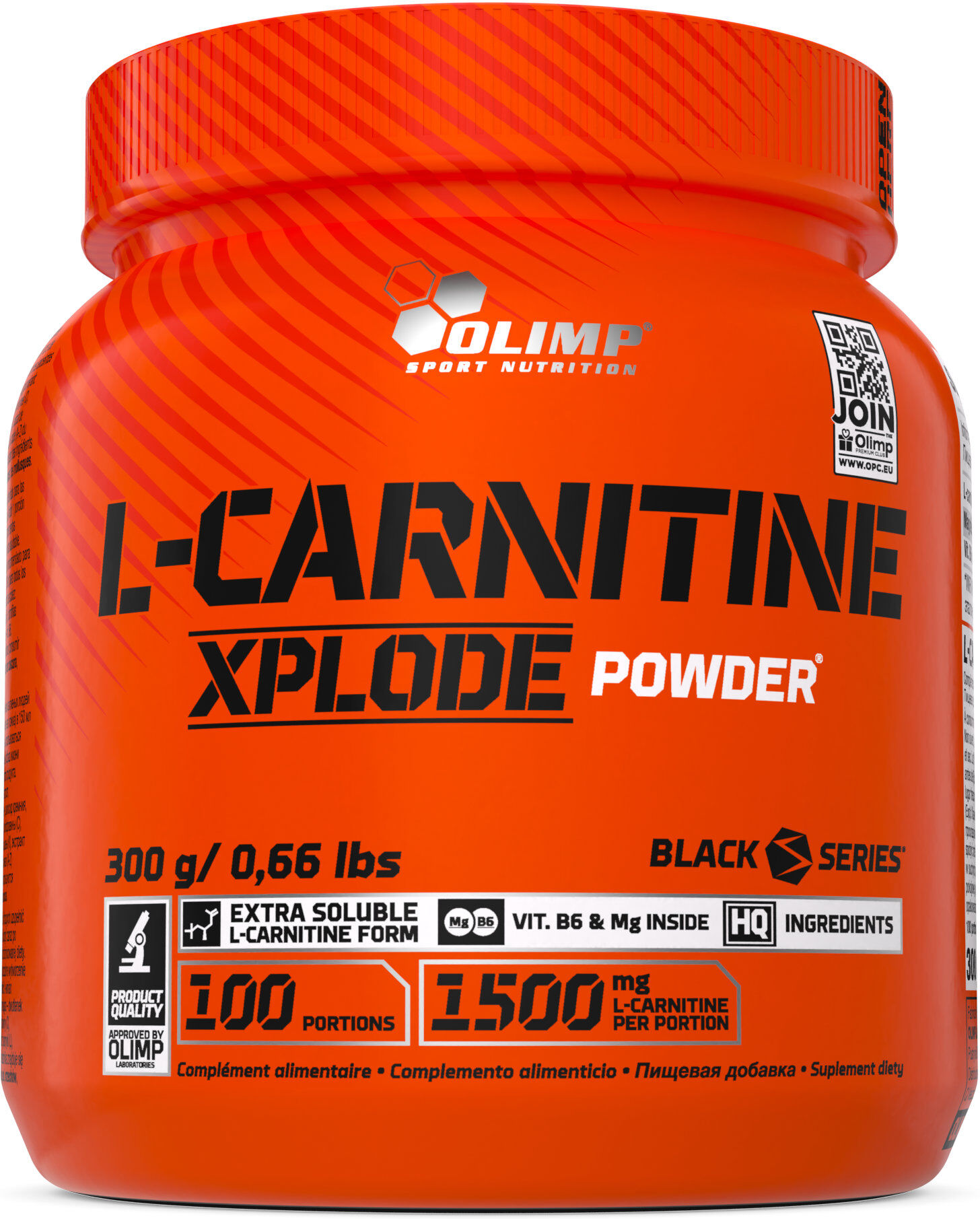 OLIMP L-Carnitine Xplode Powder 300 Grammi Arancia