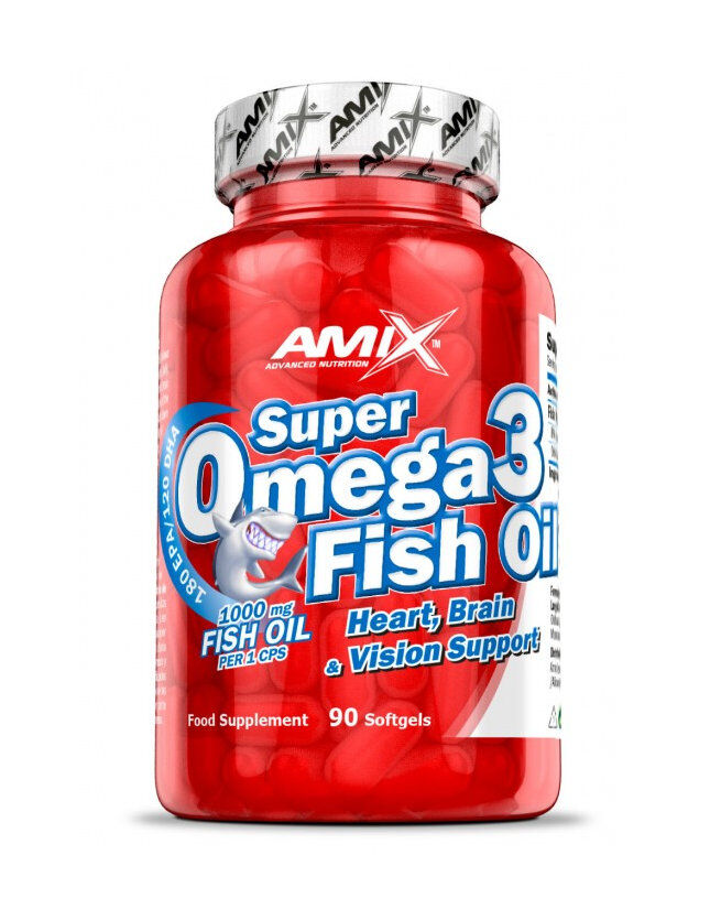 AMIX Super Omega 3 Fish Oil 90 Perle Softgels