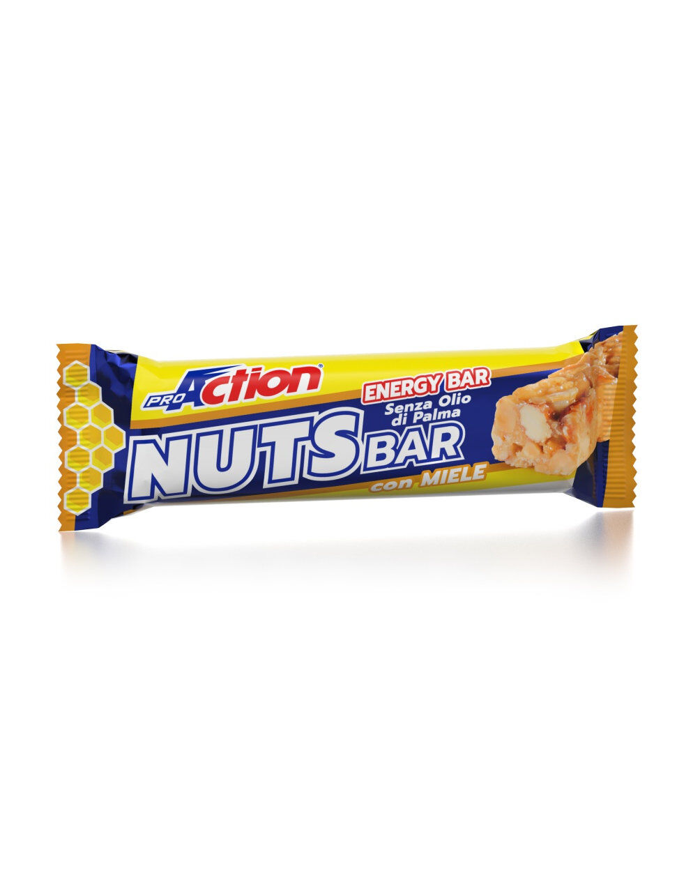 PROACTION Nuts Bar 1 Barretta Da 30 Grammi Miele