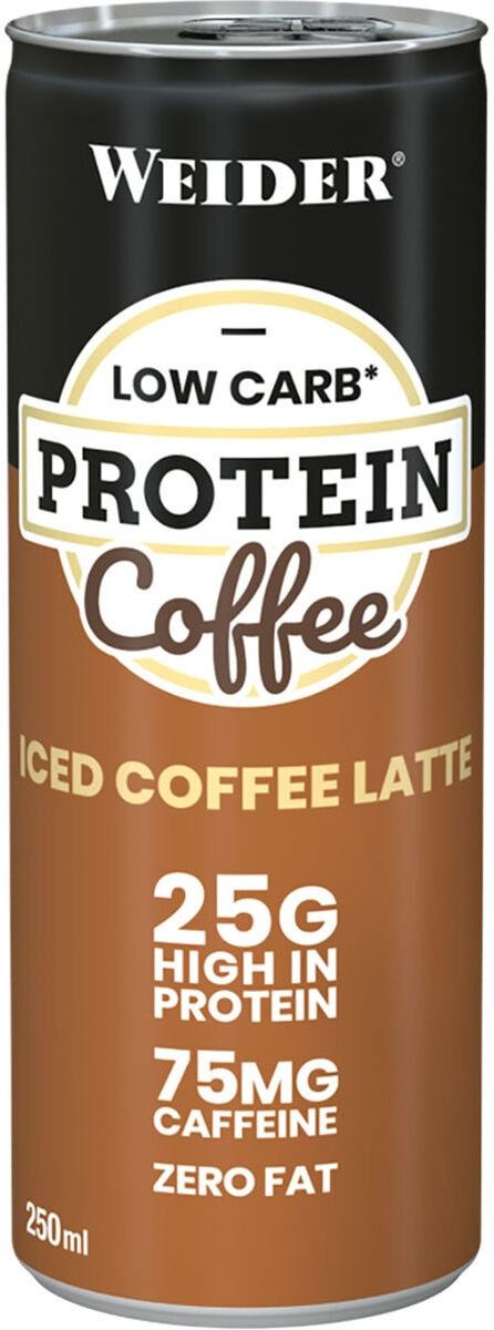 WEIDER Milk Protein Coffee 250ml - Iced Coffee Latte 250ml Iced Coffee Latte