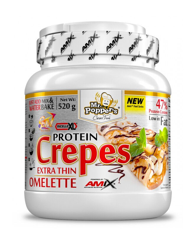 AMIX Mr. Popper'S - Protein Crepes 520 Grammi Neutro