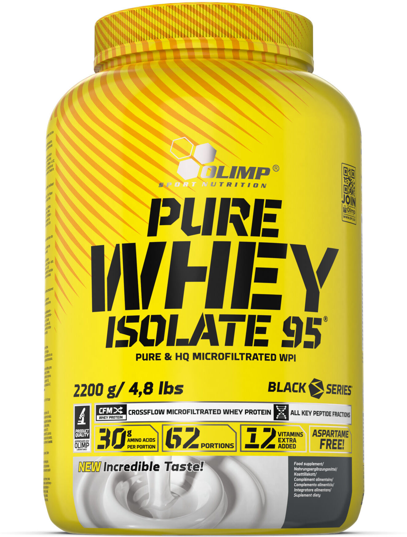 OLIMP Pure Whey Isolate 95 2200 Grammi Vaniglia