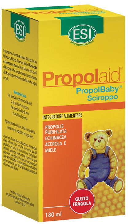 ESI Propolaid - Propolbaby Sciroppo 180ml Fragola