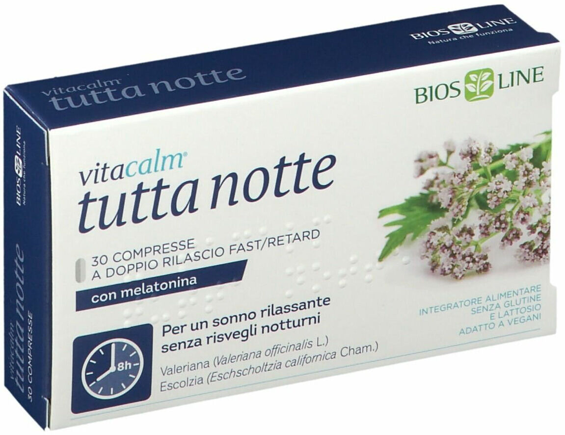 BIOS LINE Vitacalm - Tutta Notte 30 Compresse