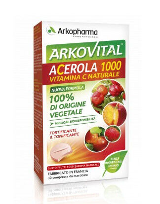 ARKOPHARMA Arkovital - Acerola 1000 30 Compresse Masticabili