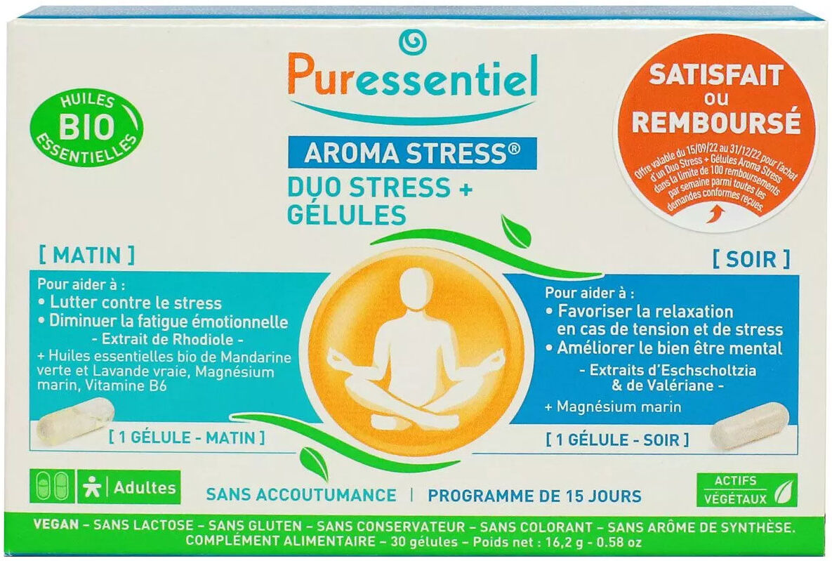 PURESSENTIEL Capsule Duo Stress 30 Capsule