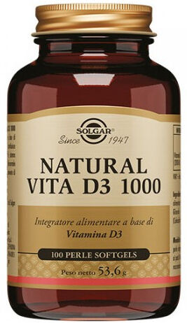 SOLGAR Natural Vita D3 1000 100 Perle