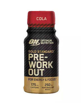 OPTIMUM NUTRITION Gold Standard Pre-Workout Shot 60 Ml Cola
