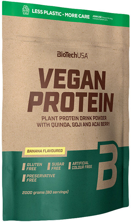 BIOTECH USA Vegan Protein 2000 Grammi Biscotto Alla Vaniglia