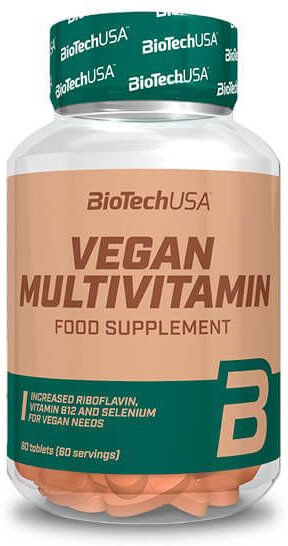 biotech usa vegan multivitamin 60 compresse