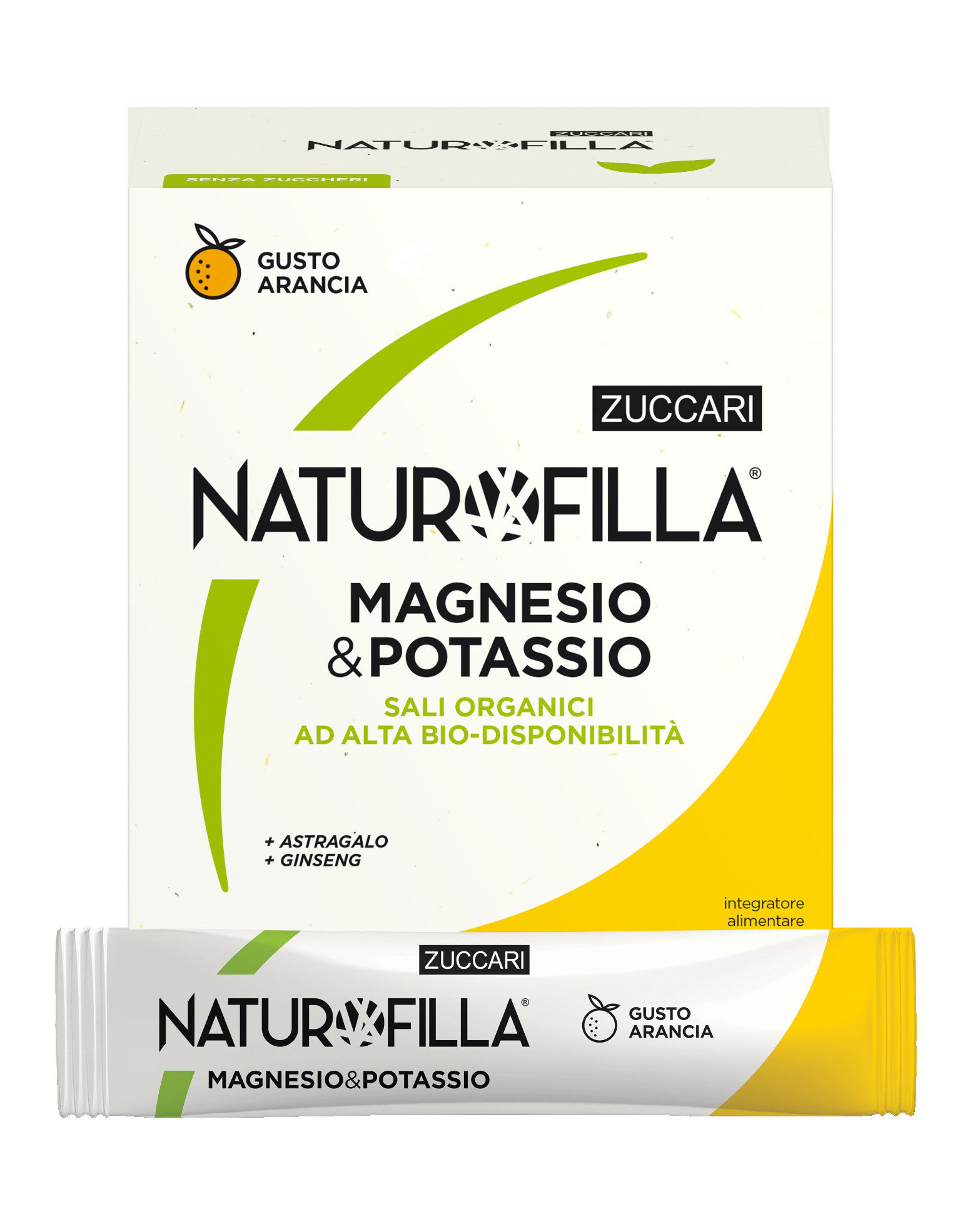ZUCCARI Naturofilla - Magnesio&potassio 28 Stick Da 4 G Arancia