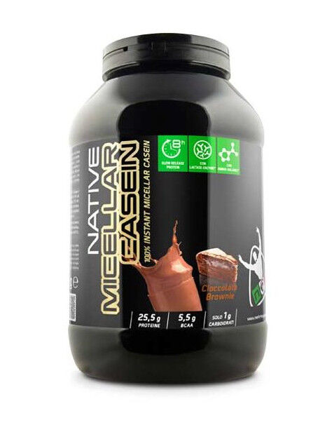 NET INTEGRATORI Native Micellar Casein 900 G Cioccolato Brownie