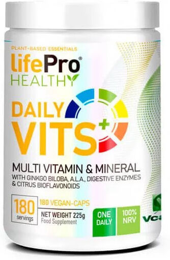 LIFEPRO Daily Vits 180 Vegan Capsule