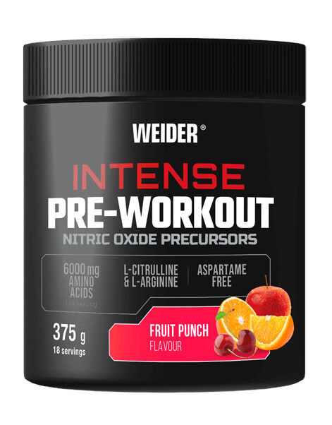 WEIDER Intense Pre Workout 375 G Fruit Punch