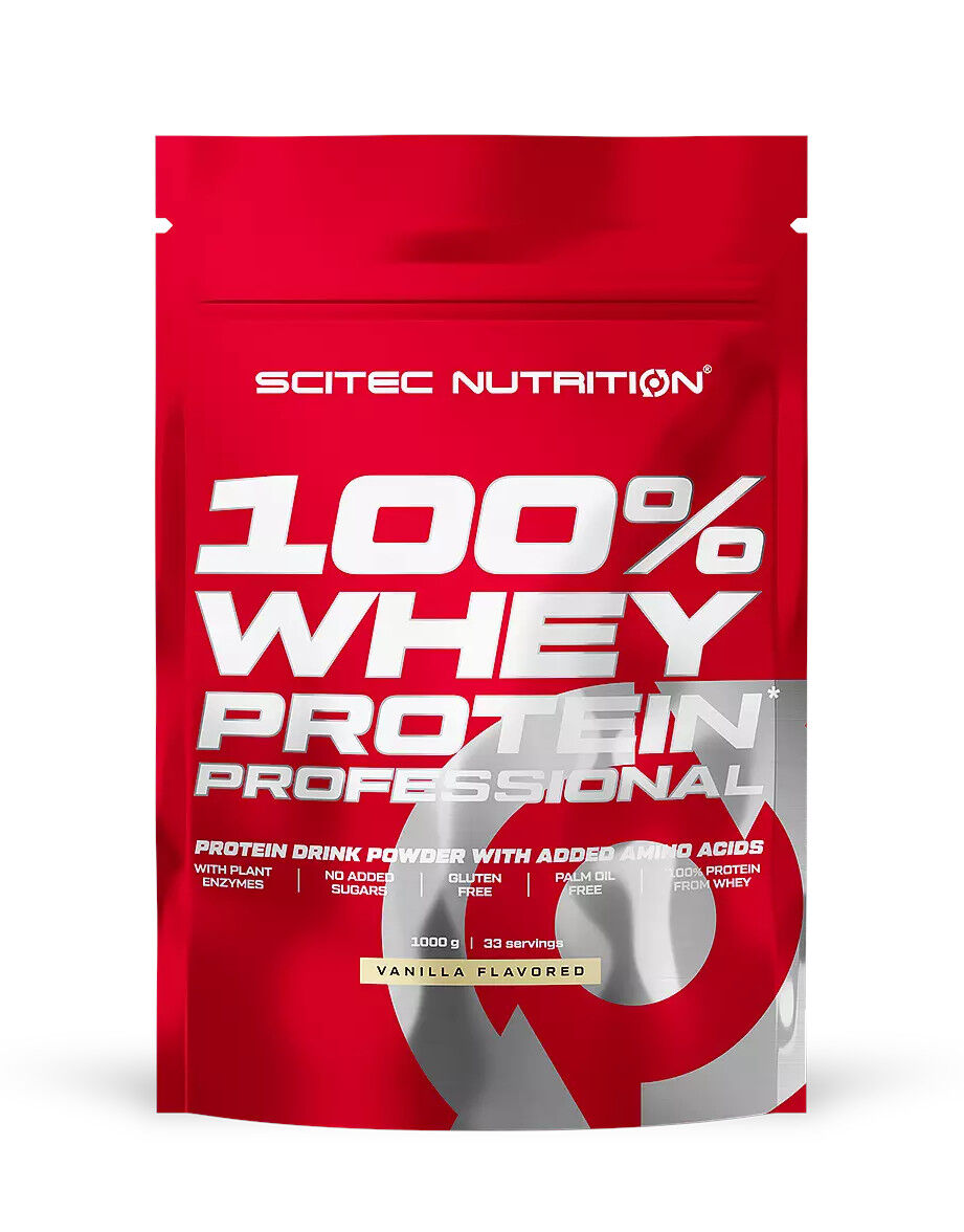 SCITEC NUTRITION 100% Whey Protein Professional 1000 G Vaniglia