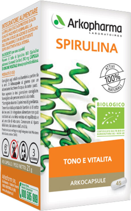 arkopharma Arkocps Spirulina Bio45cps