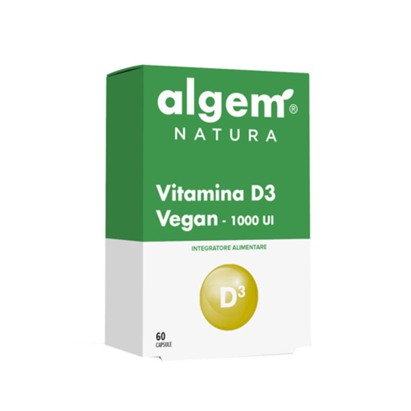 algem-natura Vitamina D3 Vegan 1000 Ui 60cp