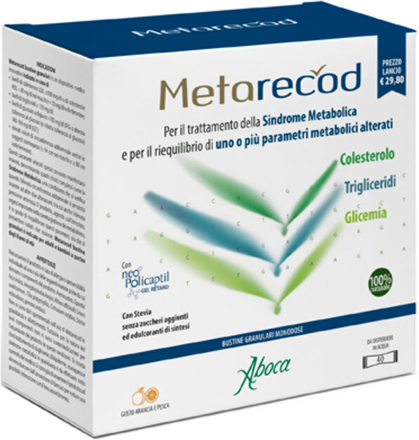 Aboca Metarecod 40 Bustine Granulari