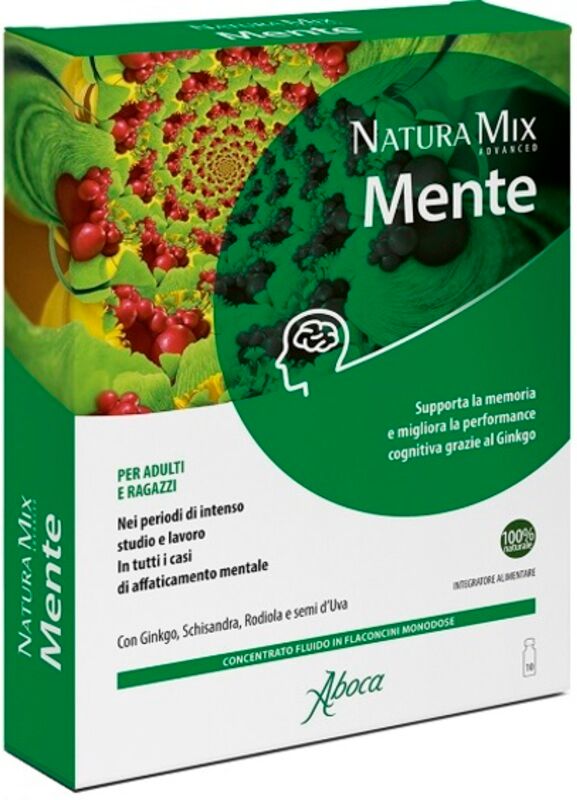 Aboca Natura Mix Advanced Mente 10 Flaconcini