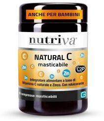 GIURIATI GROUP Srl NUTRIVA Natural C 60 Compresse Masticabili