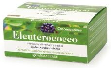 Farmaderbe Eleuterococco Concentrazione 20 Flaconcini 10ml