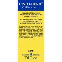LABORATORIO ERBORISTICO DI LEO Di Leo Cisto-Herb (S5 Uva Ursina) Flacone da 50ml