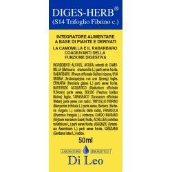 LABORATORIO ERBORISTICO DI LEO Di Leo Diges-Herb (S14 Trifoglio Fibrino) Flacone da 50ml
