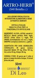 LABORATORIO ERBORISTICO DI LEO Di Leo Artro-Herb (S40 Betulla) Flacone da 50ml