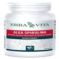 Erba Vita ALGA SPIRULINA 60 Capsule 450MG scad 06/24