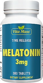 vitanatural Melatonina 3 Mg Tr Time Release - 300 Compressa