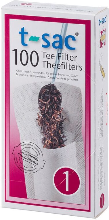 t-sac Theefilters No. 1 - voor 100 x één kop thee