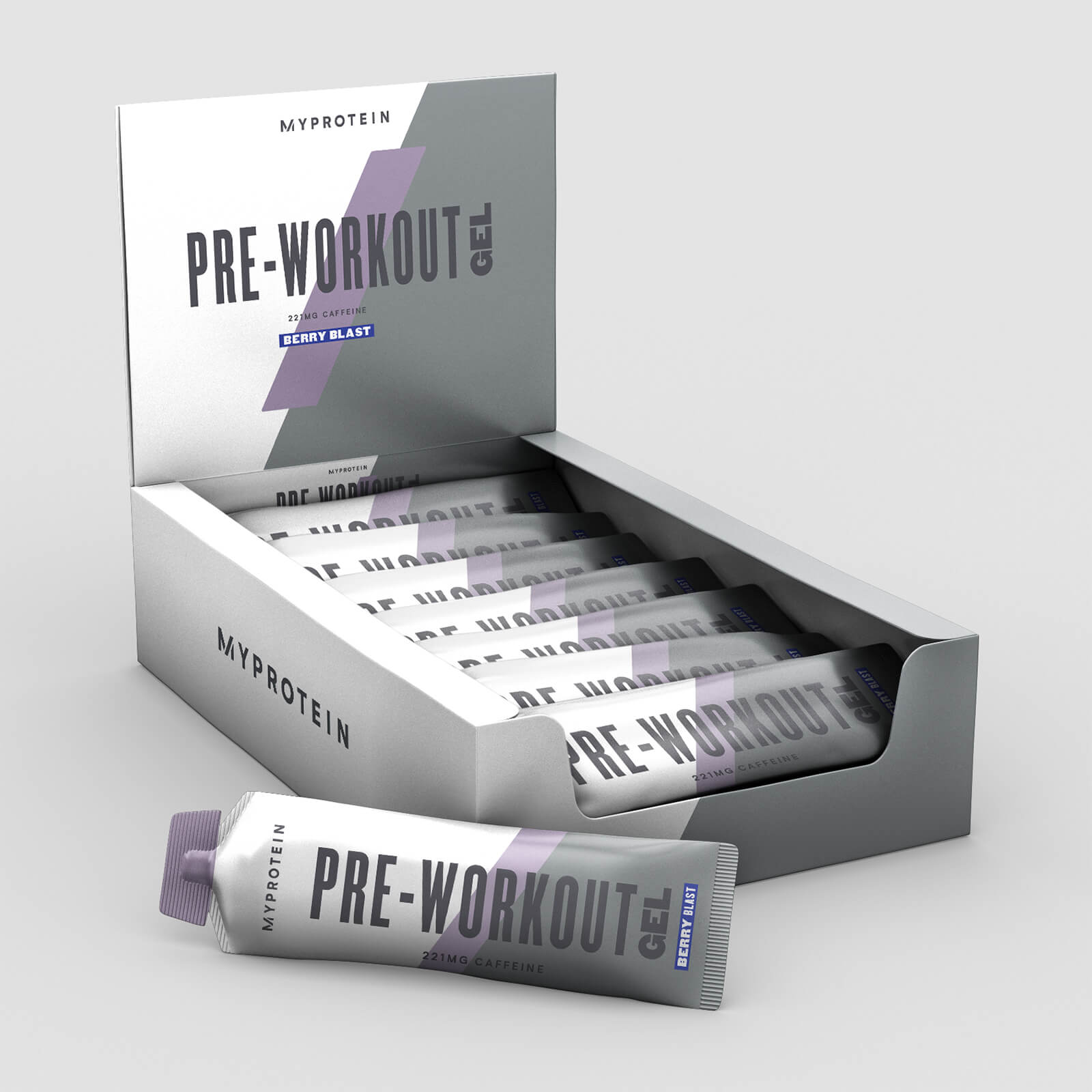 Myprotein Pre-Workout Gel - 12 x 50g - Berry Blast