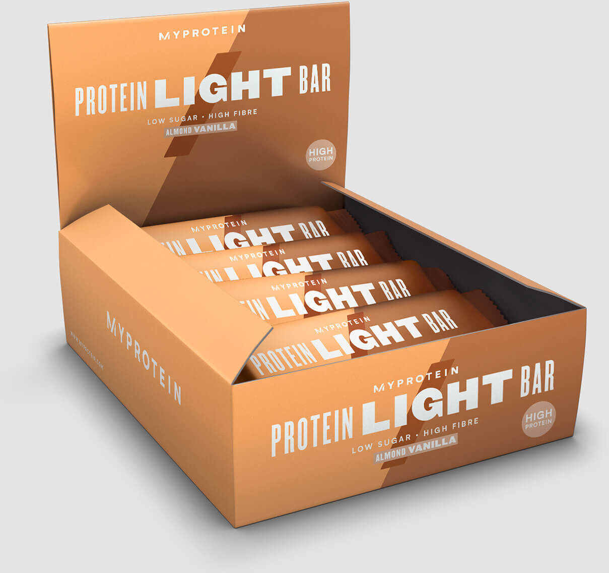 Myprotein Light Eiwitreep - 12 x 65g - Almond Vanilla