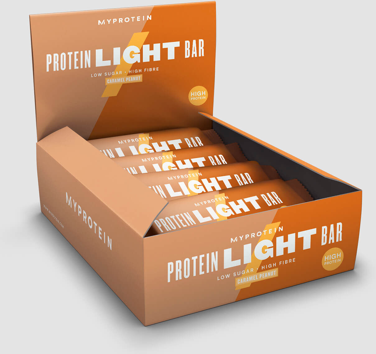 Myprotein Light Eiwitreep - 12 x 65g - Caramel Peanut