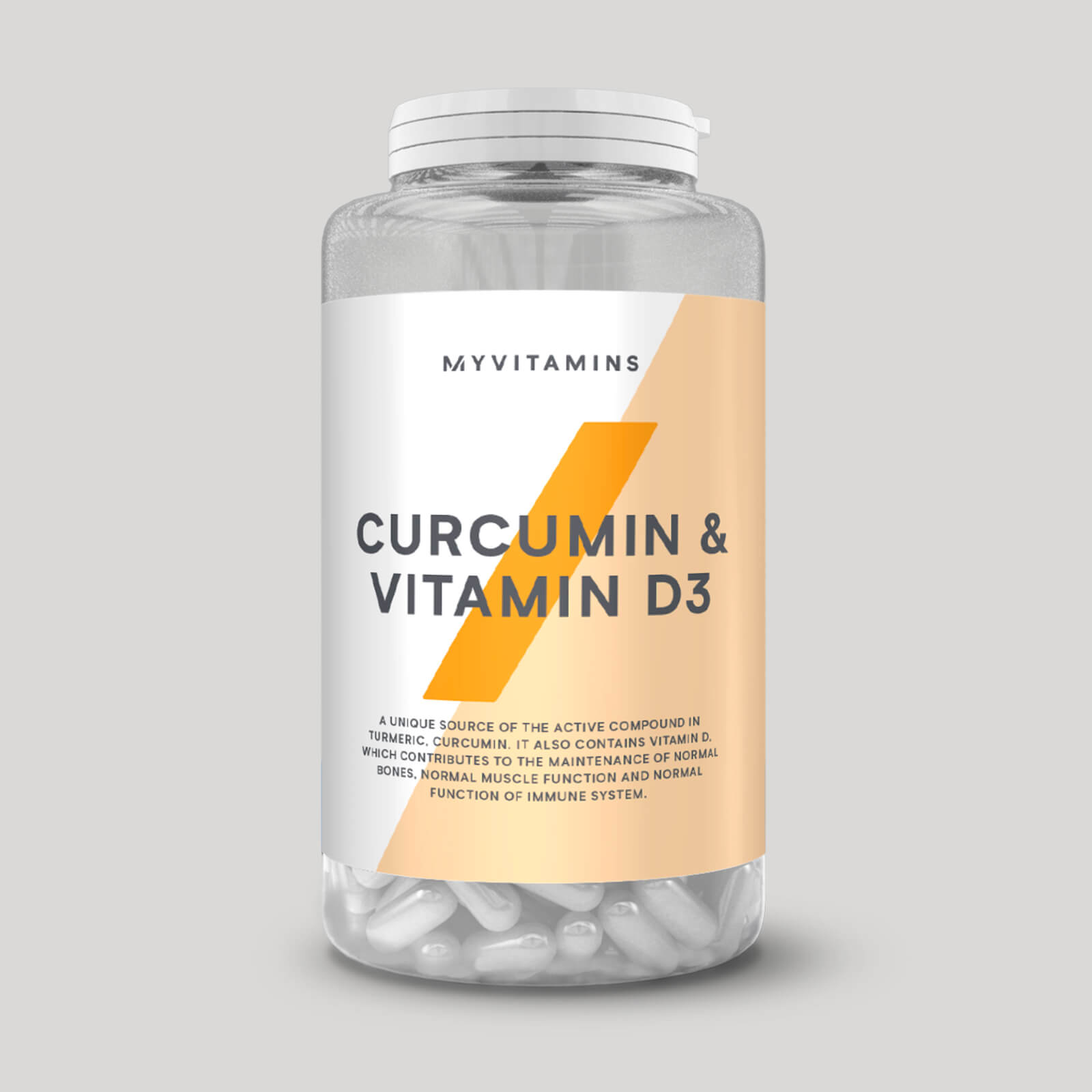 Myvitamins Curcumin &amp; Vitamine D3 Capsules - 180Capsules