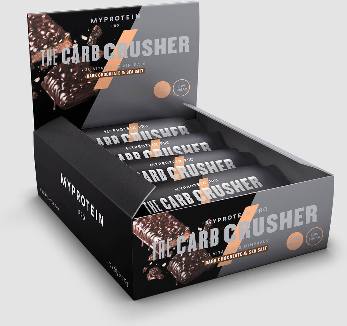 Myprotein THE Carb Crusher - 12 x 60g - Dark Chocolate and Sea Salt