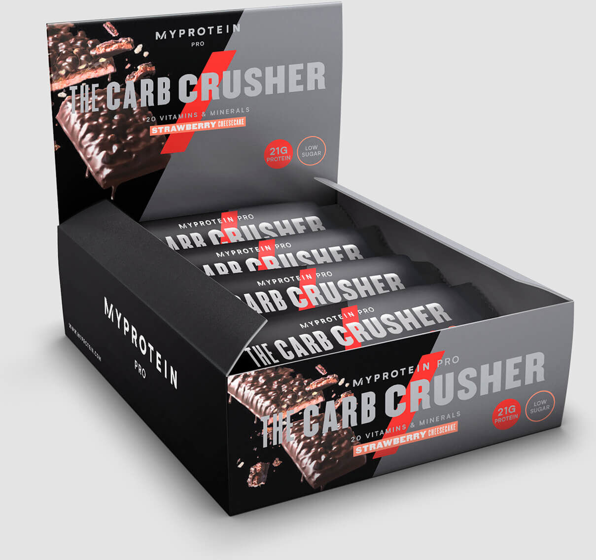 Myprotein THE Carb Crusher - 12 x 60g - Strawberry Cheesecake