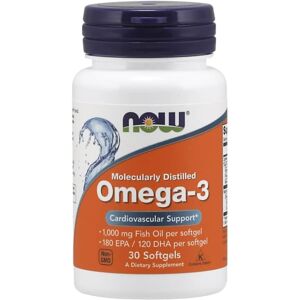 NOW Foods Omega-3 moleculair gedistilleerd - 30 softgels