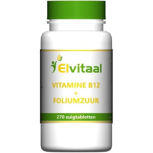 Elvitum Vitamine B12 1000mcg + foliumzuur