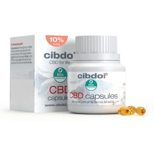 Cibdol - 10% CBD capsules (60 stuks - 16 mg per capsule)