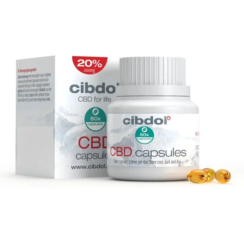 Cibdol - 20% CBD capsules (60 stuks - 33,33 mg per capsule)