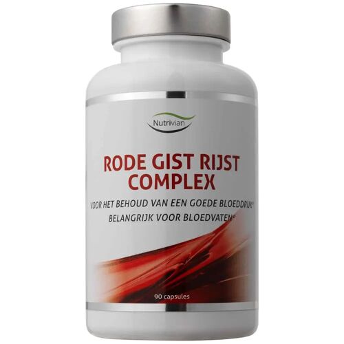 Rode Gist Rijst Complex - Cholesterol Control van Nutrivian (90 stuks)