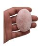 Blessfull Healing Reiki balancing Rose Quartz ovale vorm zorg kristal genezing palm zak energie steen zegen genezing